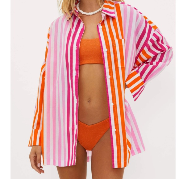 Beach Riot Other - NWT Beach Riot Alexa Top Sunset Stripes